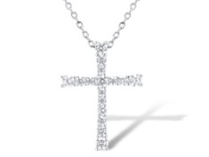 Подвеска из серебра с камнем Фианит фото, цены