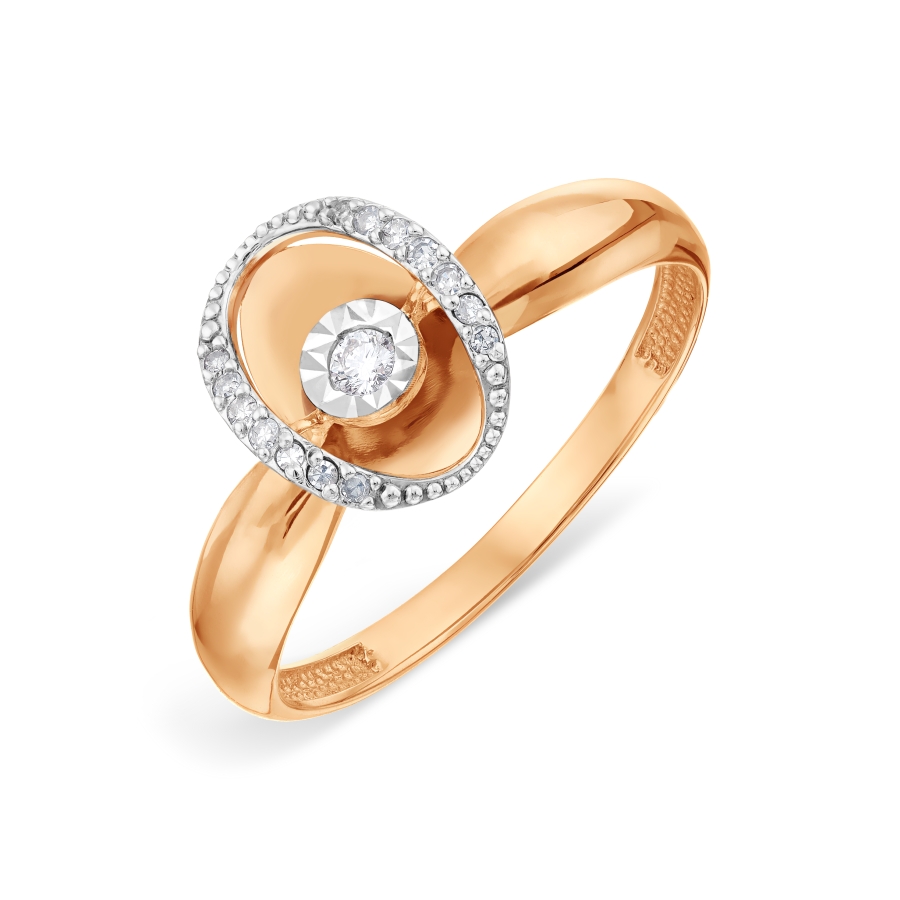 Кольцо из золота с камнем Бриллиант,  фото, цены