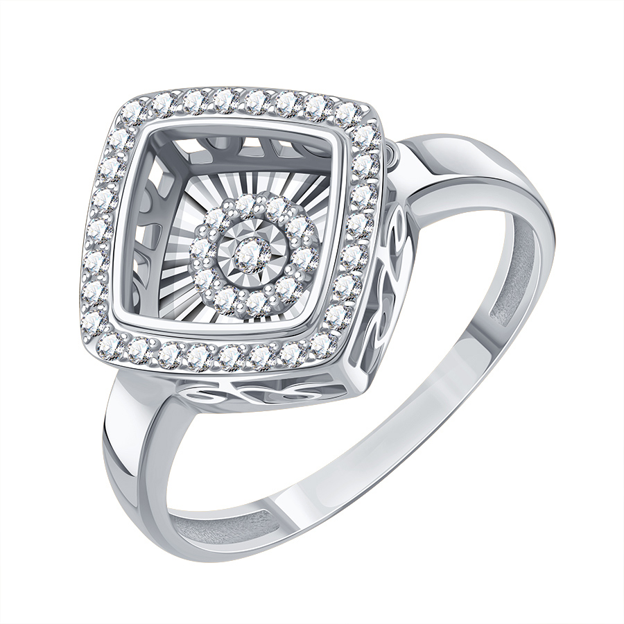 Кольцо из золота с камнем Бриллиант,  фото, цены