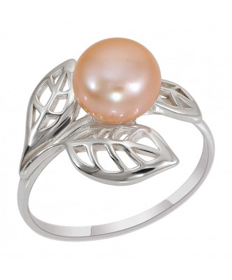 Кольцо из серебра с камнем Жемчуг фото, цены