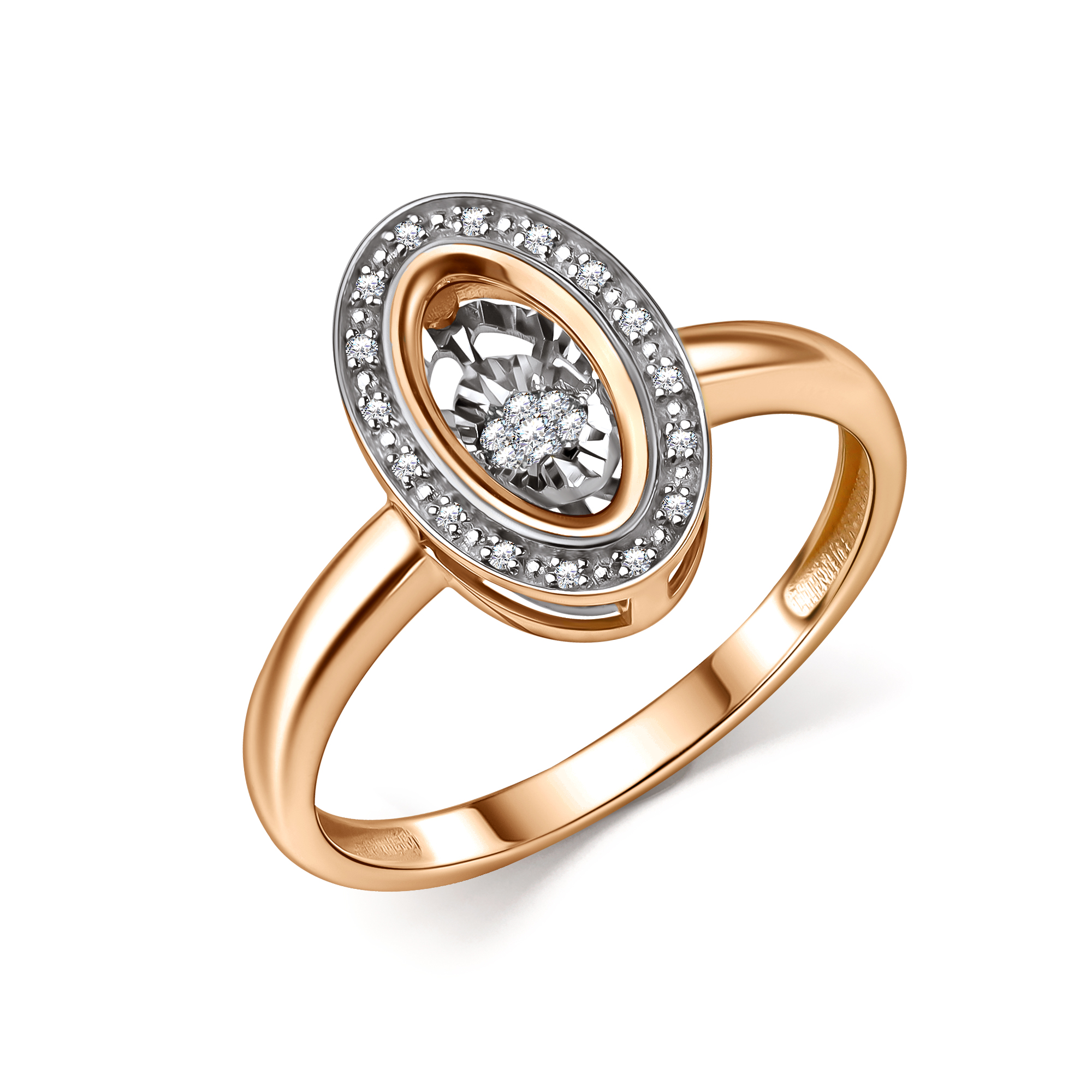 Кольцо из золота с камнем Бриллиант,  фото, цены