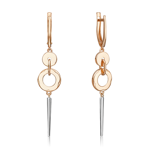 Серьги из золота с камнем  фото, цены