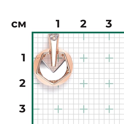 Подвеска из золота с камнем Топаз фото, цены