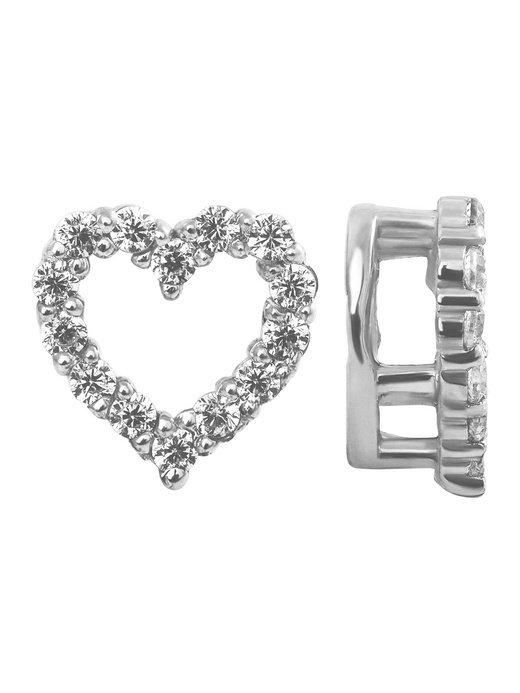 Подвеска из серебра с камнем Фианит фото, цены