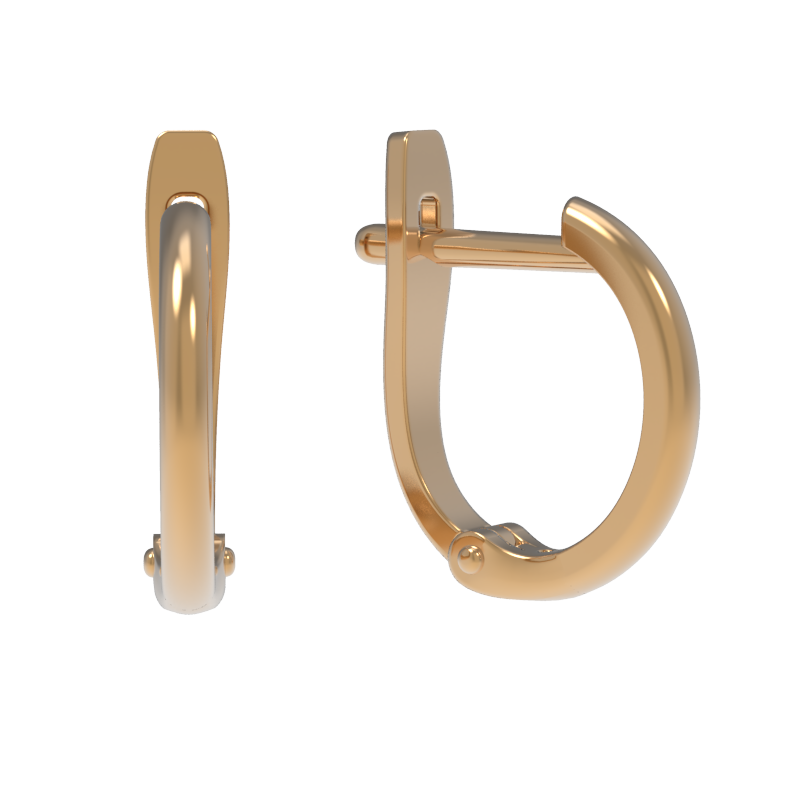 Серьги из золота без вставок фото, цены