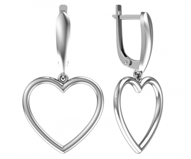 Серьги из серебра фото, цены