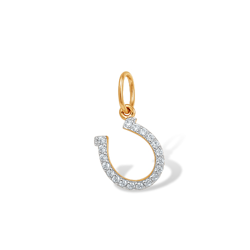 Подвеска из золота с камнем Фианит фото, цены