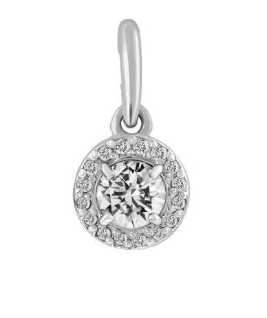 Подвеска из золота с камнем Бриллиант, Сапфир фото, цены