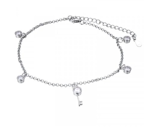 Браслет из серебра с камнем Циркон фото, цены