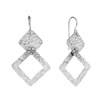 Серьги из серебра без вставок фото, цены