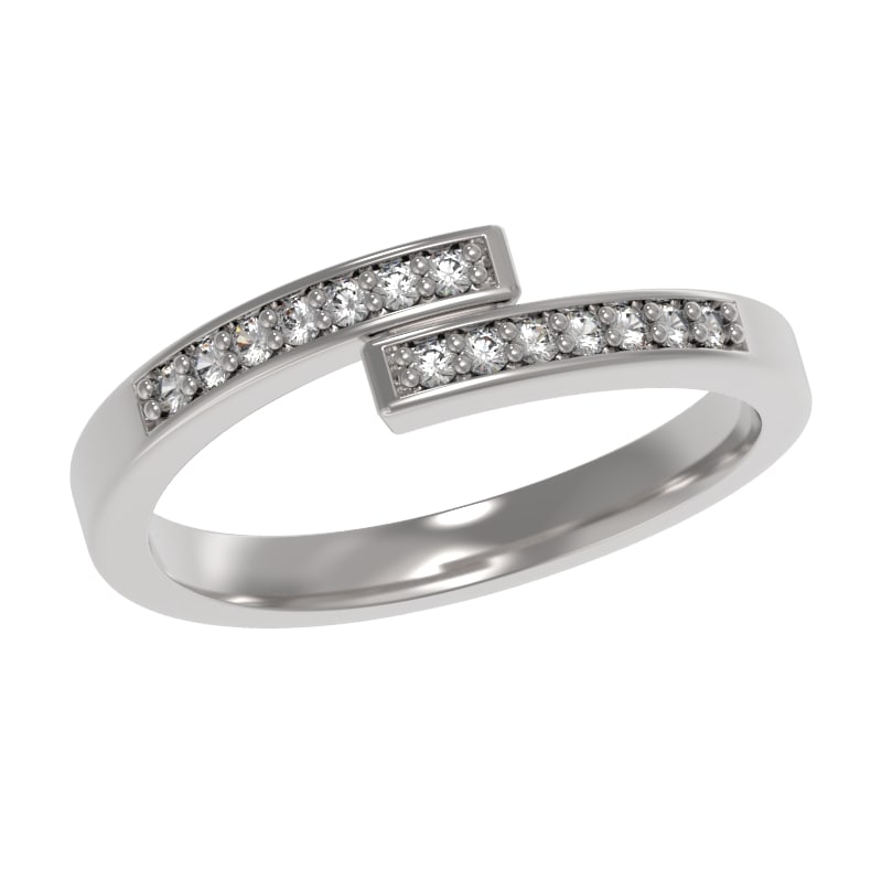 Кольцо из серебра с камнем Фианит фото, цены