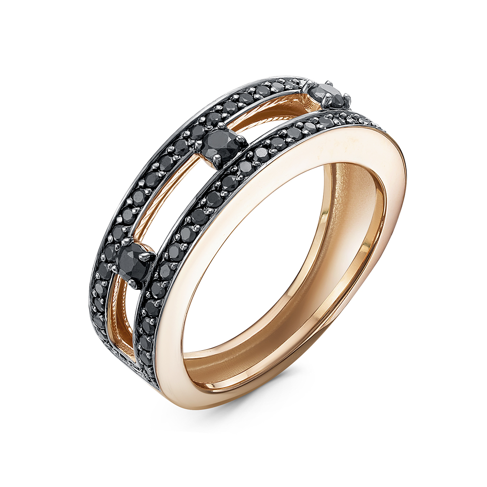 Кольцо из золота с камнем Фианит фото, цены