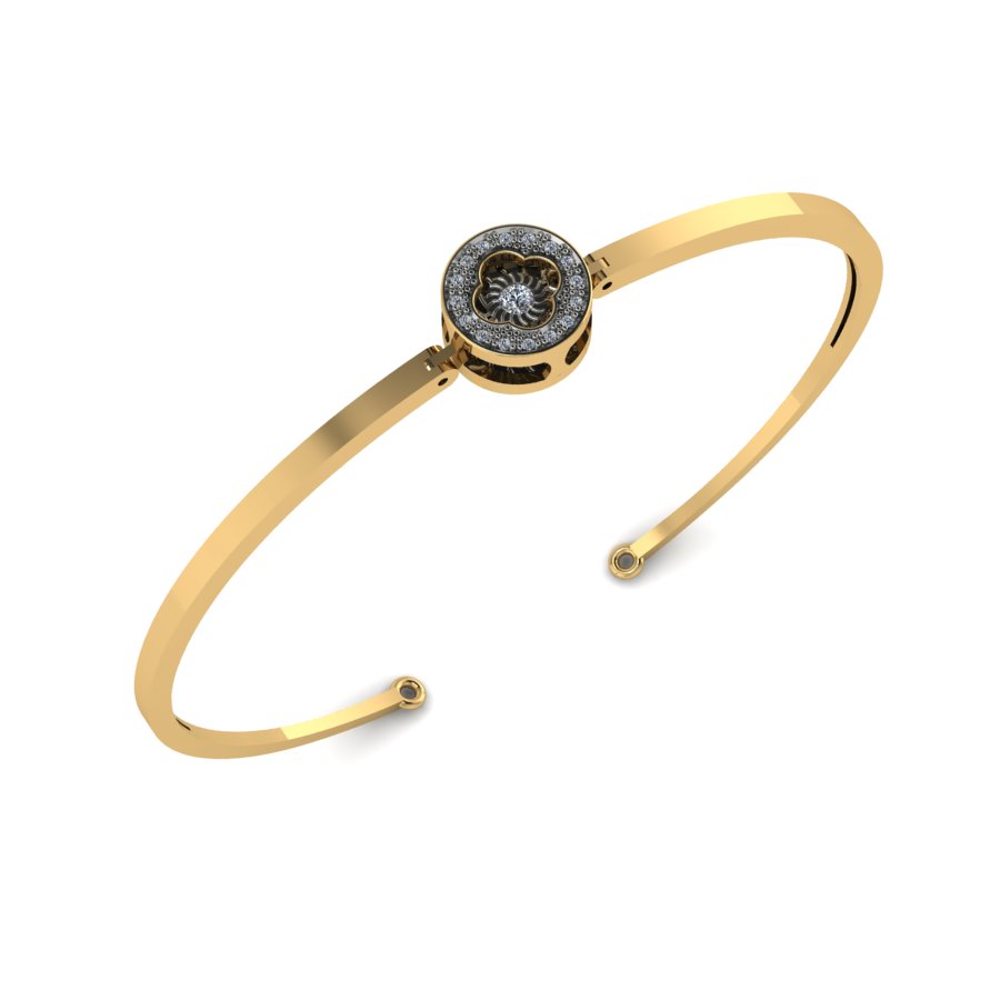 Браслет из золота с камнем Бриллиант,  фото, цены