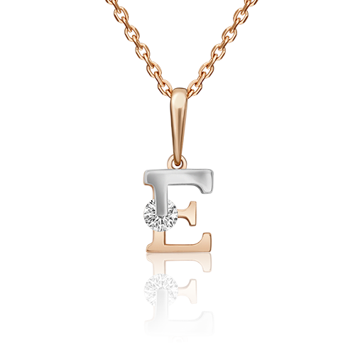 Подвеска из золота с камнем Фианит фото, цены