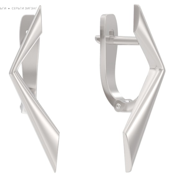 Серьги из серебра фото, цены