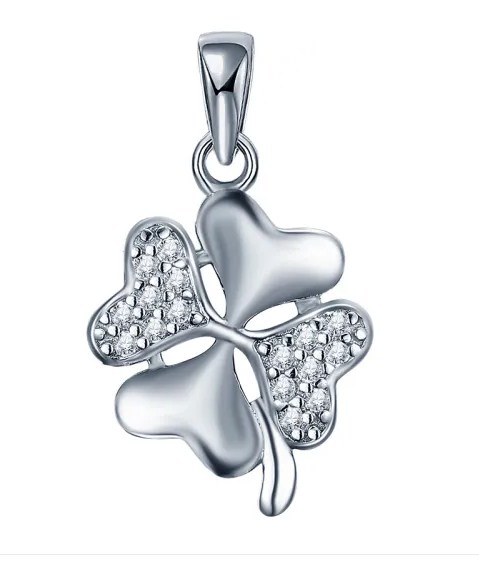 Кулон из серебра с камнем Циркон фото, цены