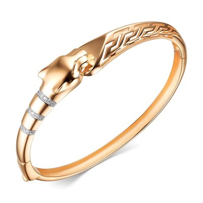 Браслет из золота с камнем Фианит фото, цены