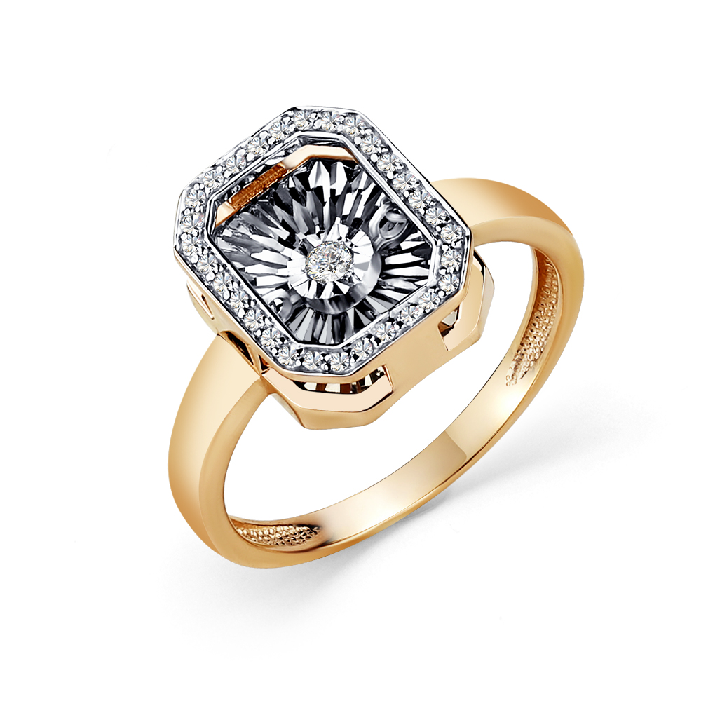 Кольцо из золота с камнем Бриллиант,  фото, цены