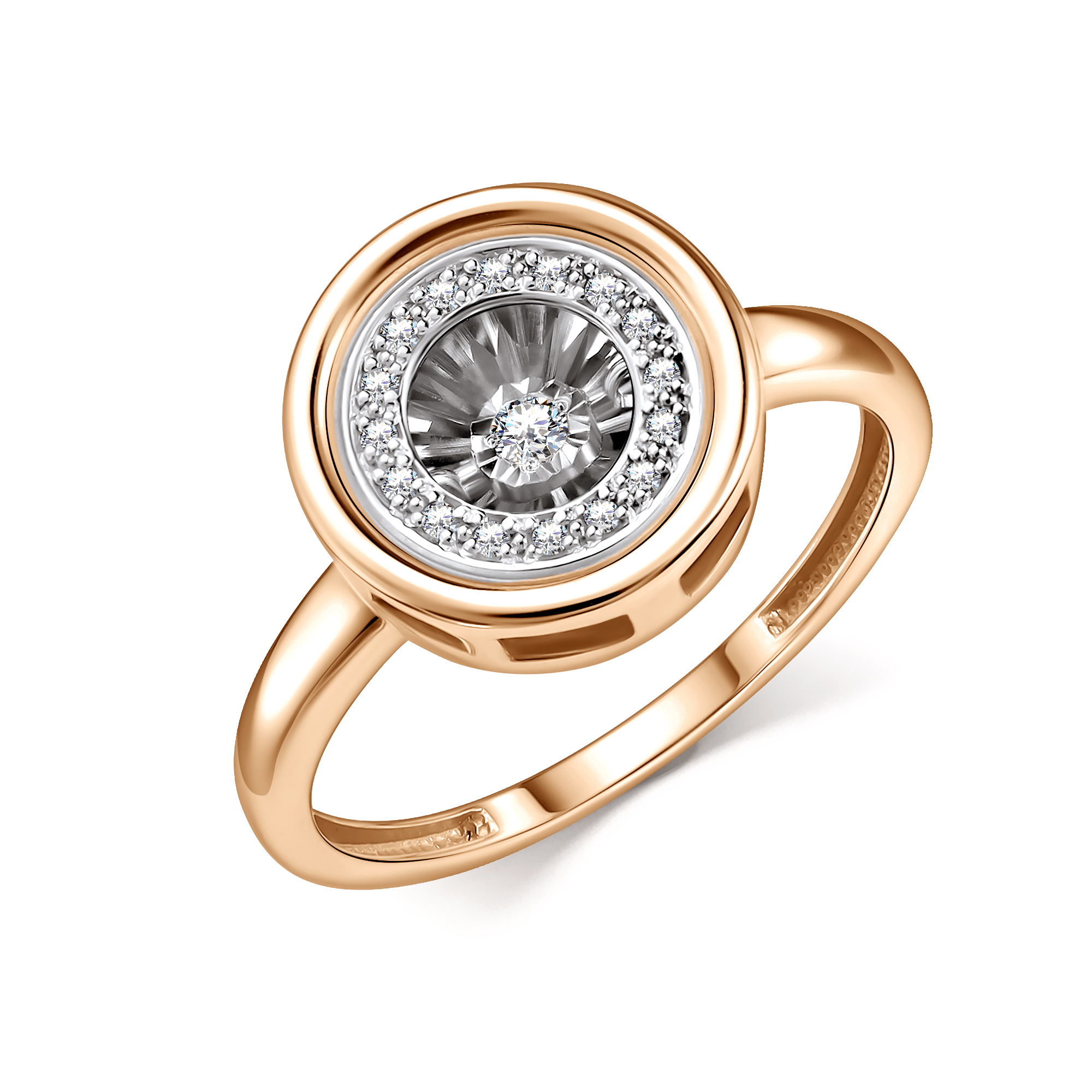 Кольцо из золота с камнем Бриллиант,  фото, цены