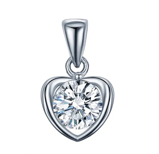 Подвеска из серебра с камнем Циркон фото, цены