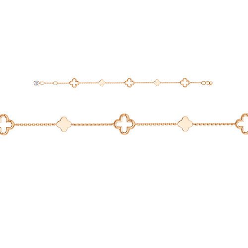 Браслет из золота с камнем Фианит фото, цены