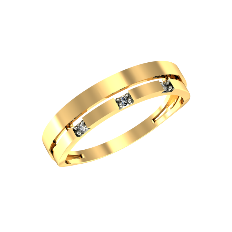 Кольцо из золота с камнем Фианит фото, цены