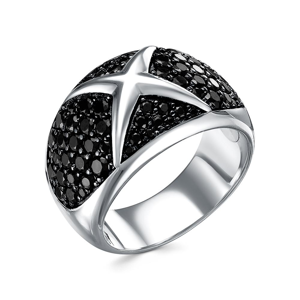 Кольцо из серебра с камнем Шпинель фото, цены