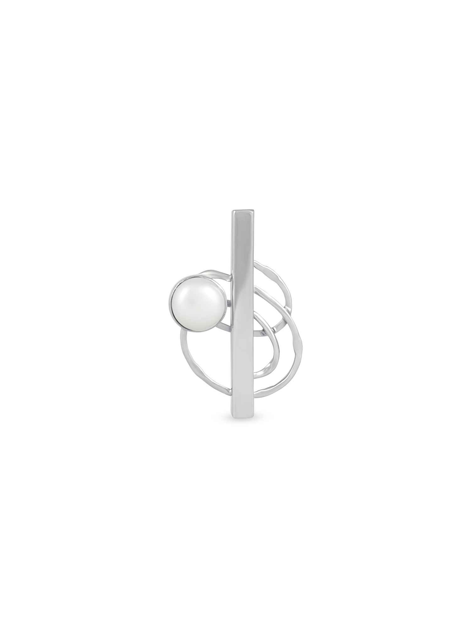 Подвеска из серебра с камнем Жемчуг фото, цены