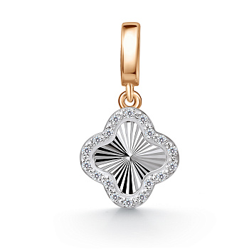 Подвеска из золота с камнем Бриллиант фото, цены