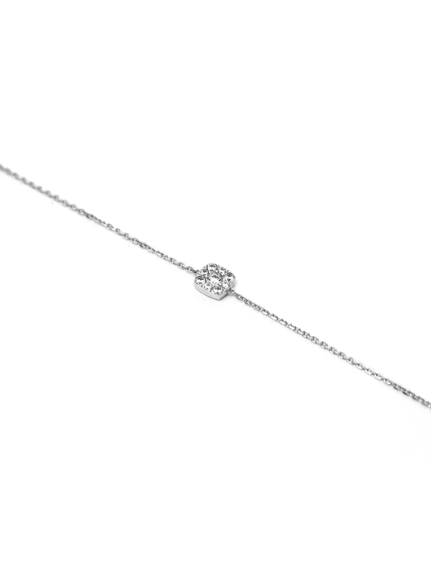 Браслет из серебра с камнем Фианит фото, цены