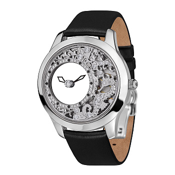 Часы из серебра с камнем Фианит фото, цены