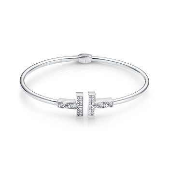 Браслет из серебра с камнем Фианит фото, цены