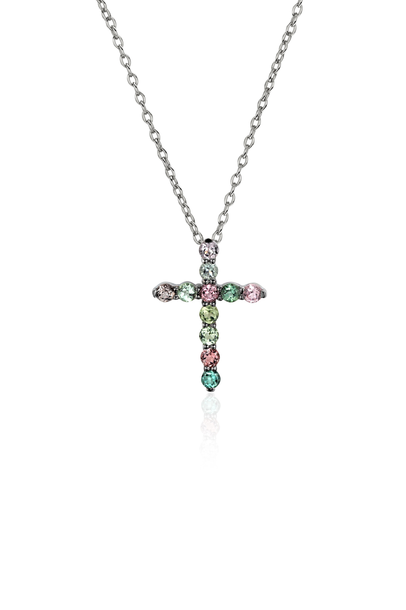 Колье из золота с камнем Турмалин фото, цены