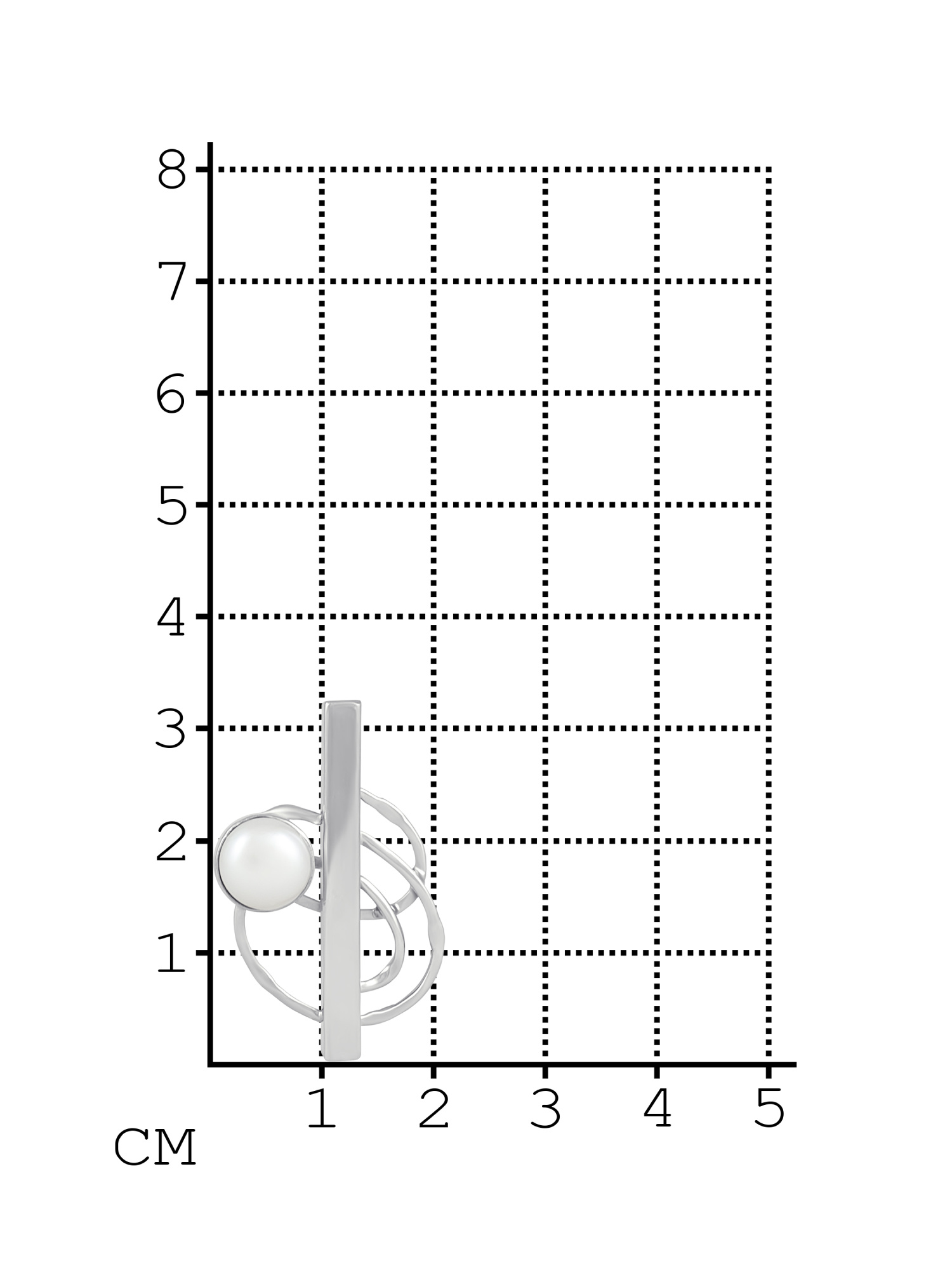 Подвеска из серебра с камнем Жемчуг фото, цены