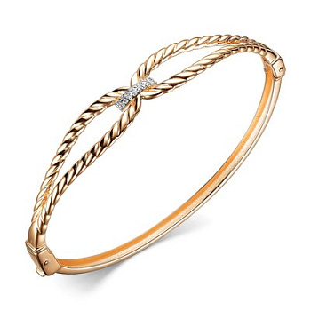 Браслет из золота с камнем Фианит фото, цены