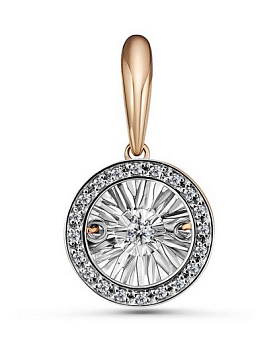 Подвеска из золота с камнем Бриллиант,  фото, цены