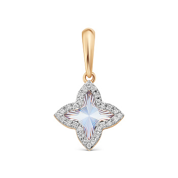 Подвеска из золота с камнем Бриллиант фото, цены