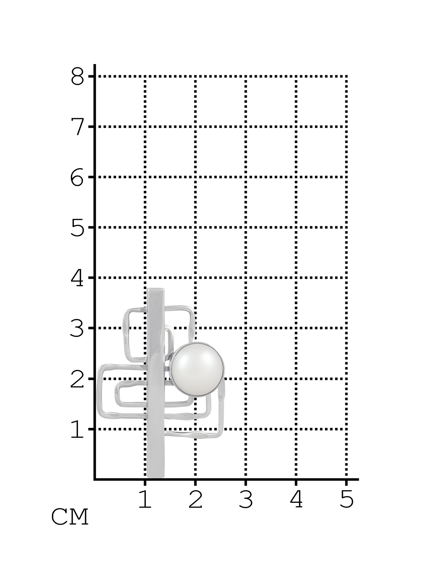 Подвеска из серебра с камнем Жемчуг фото, цены