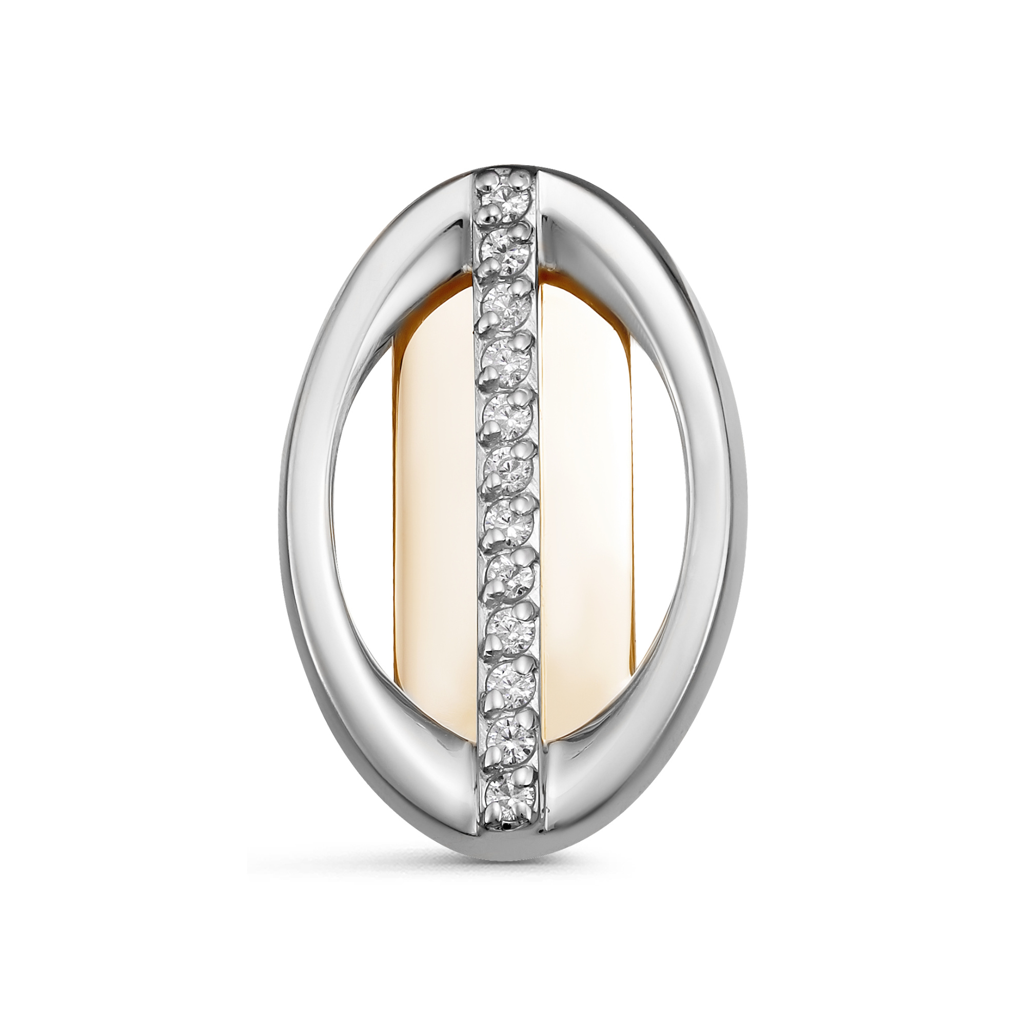 Подвеска из золота с камнем Фианит фото, цены