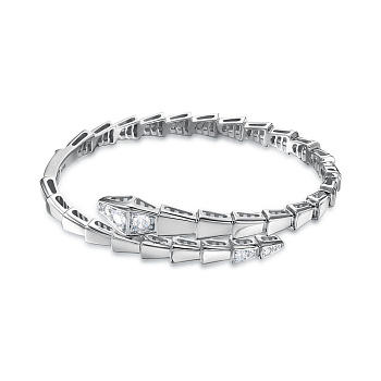 Браслет из серебра с камнем Фианит фото, цены