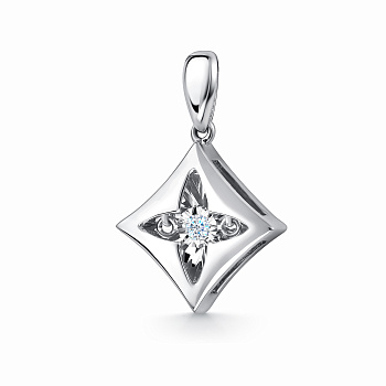 Подвеска из золота с камнем  фото, цены