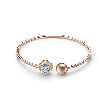 Браслет из золота с камнем Фианит фото, цены