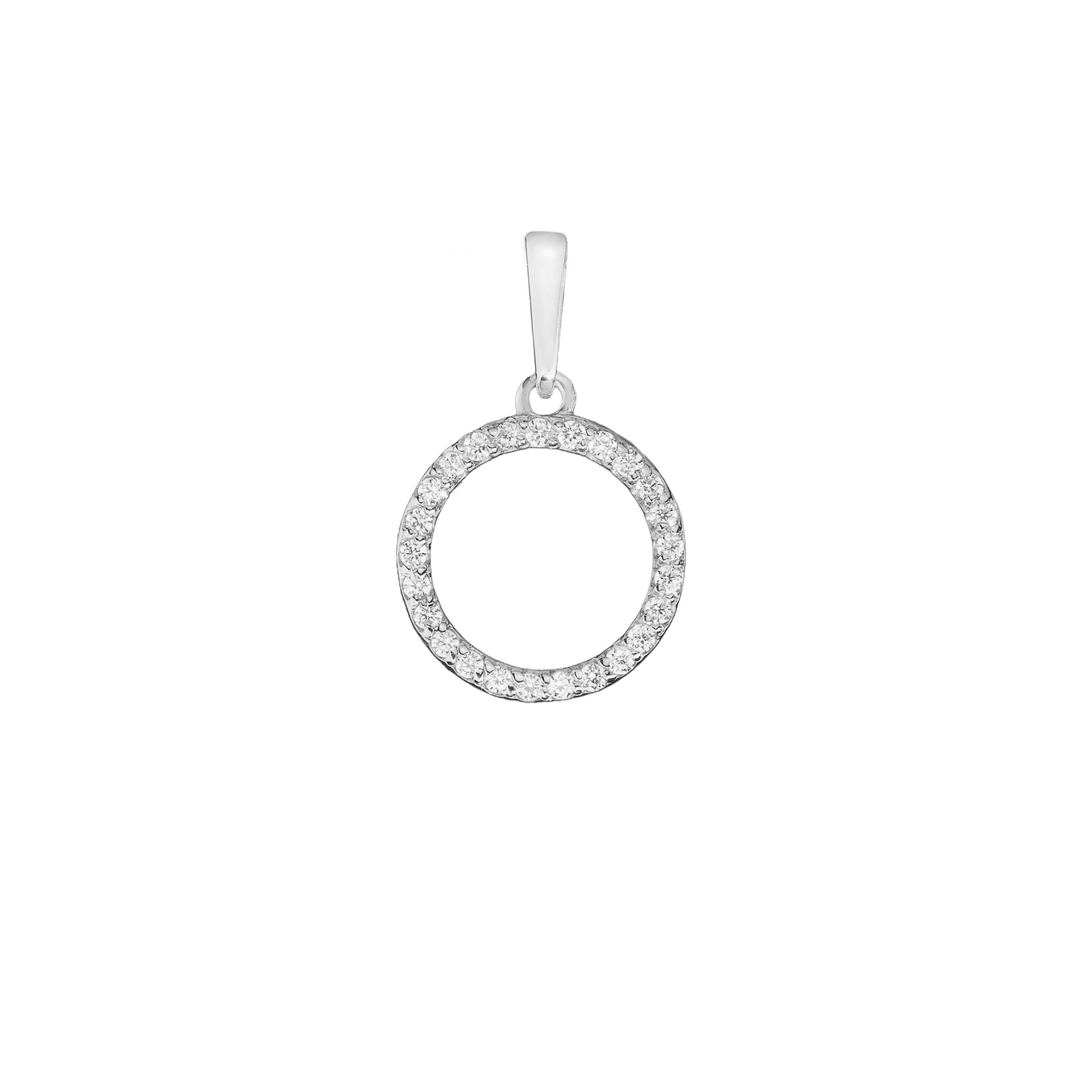 Подвеска из серебра с камнем Фианит фото, цены