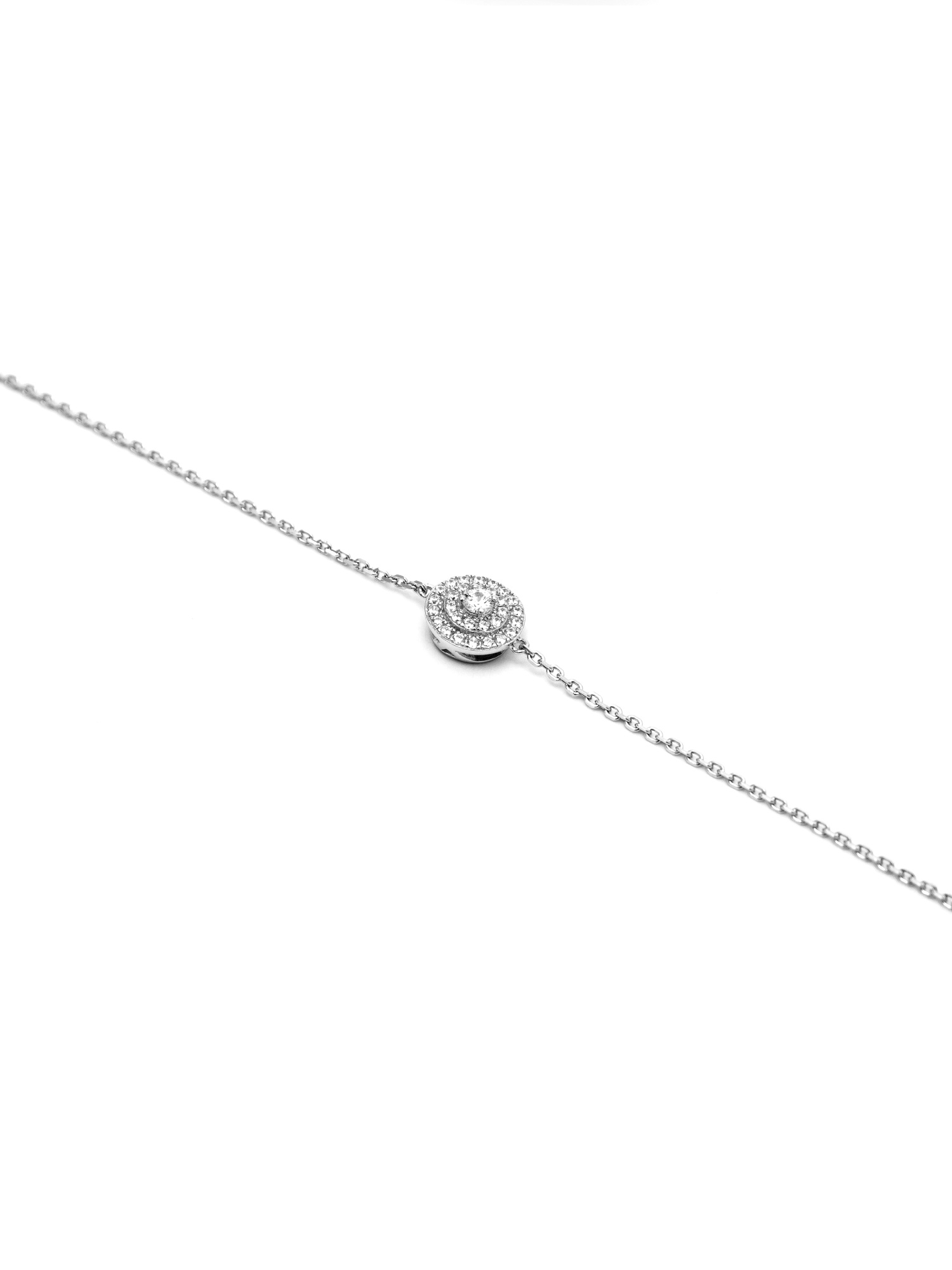 Браслет из серебра с камнем Фианит фото, цены