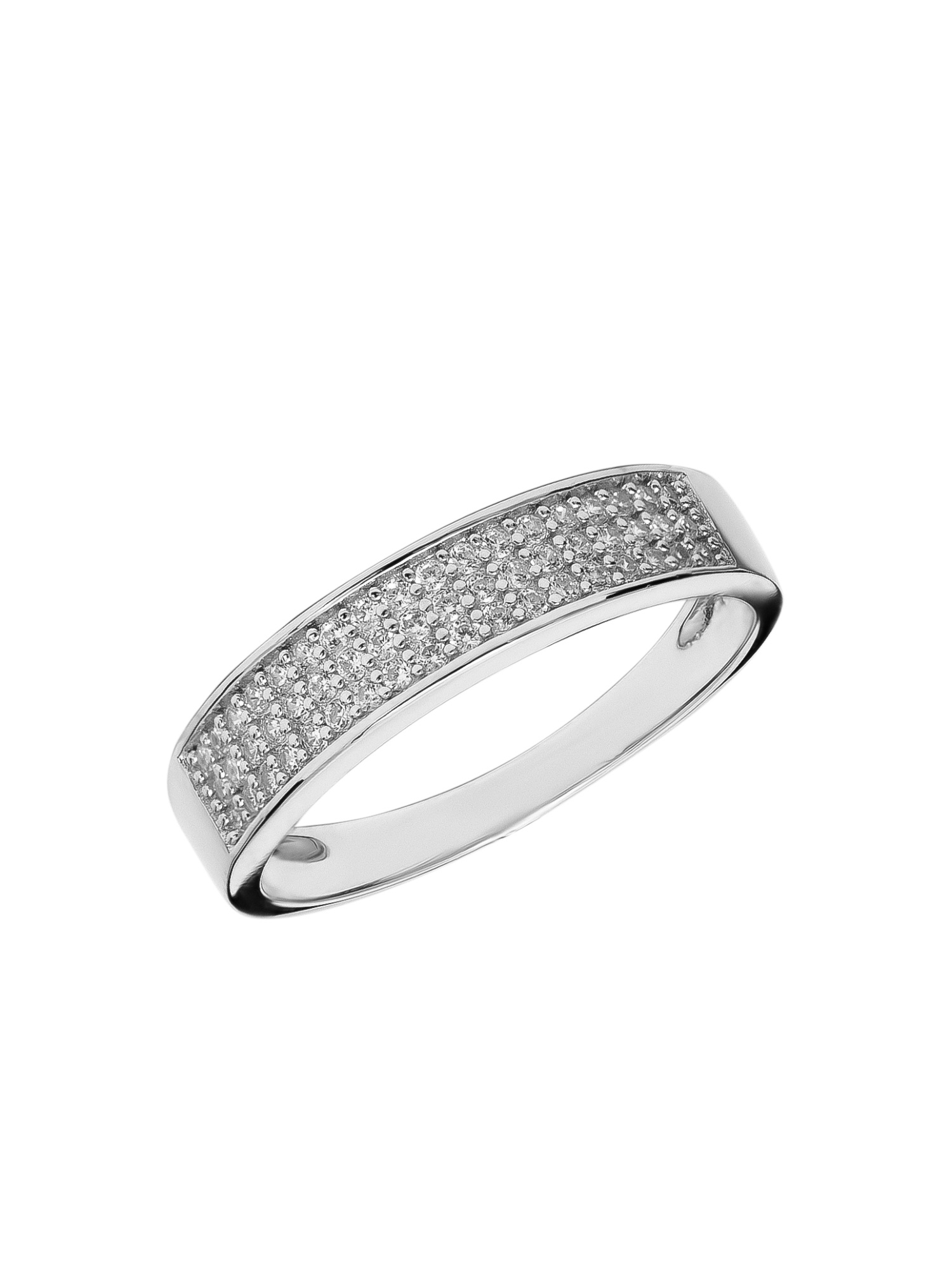 Кольцо из серебра с камнем Фианит фото, цены