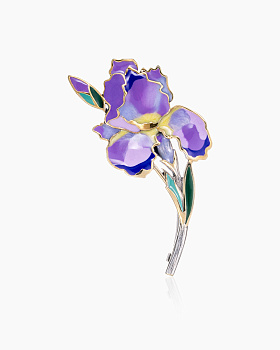 Брошь из серебра с камнем вставками эмали фото, цены